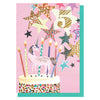 Louise Tiler - Age 5 Cake Birthday Card