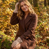 Loxley Lane Cream Gloves Faux Fur Detail Touchscreen