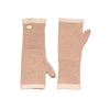 Loxley Lane Caramel Gloves Border Detail Fingerless