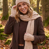 Loxley Lane Cream Luxury Gloves Pearl Detail
