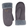 Zelly Constellation Faux Sheepskin Mitts Grey