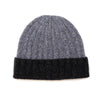 Men's Grey & Black Beanie Hat