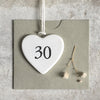 East of India Porcelain Heart - 30