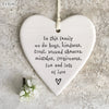 East of India In This Family Hanging Heart