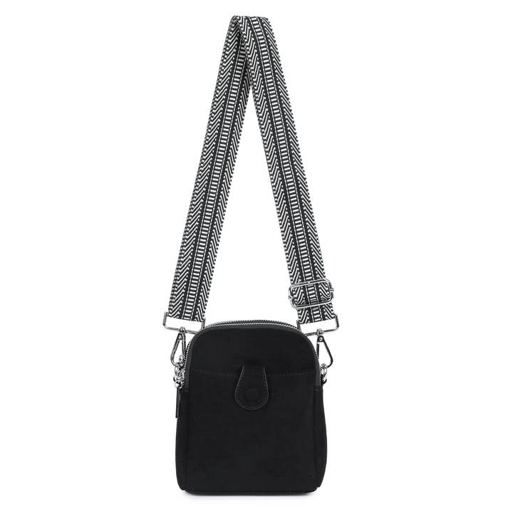 Jamie Bags JM1312 Crossbody Bag – Black