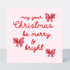 Petimo - Beauregarde Christmas Merry & Bright Bows Christmas Card
