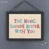 East of India Music Sounds Better With You Sign