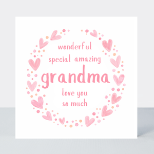 Petimo - Sweet Hearts Wonderful Special Amazing Grandma Pink Heart - More Than Just a Gift | Narborough Hall