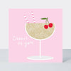 Rachel Ellen Designs - Field Day - Birthday Cheers, birthday card - Cocktail