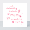 Petimo - Sweet Hearts Mum As Wonderful As You Pink Flower Hearts Card - More Than Just a Gift | Narborough Hall