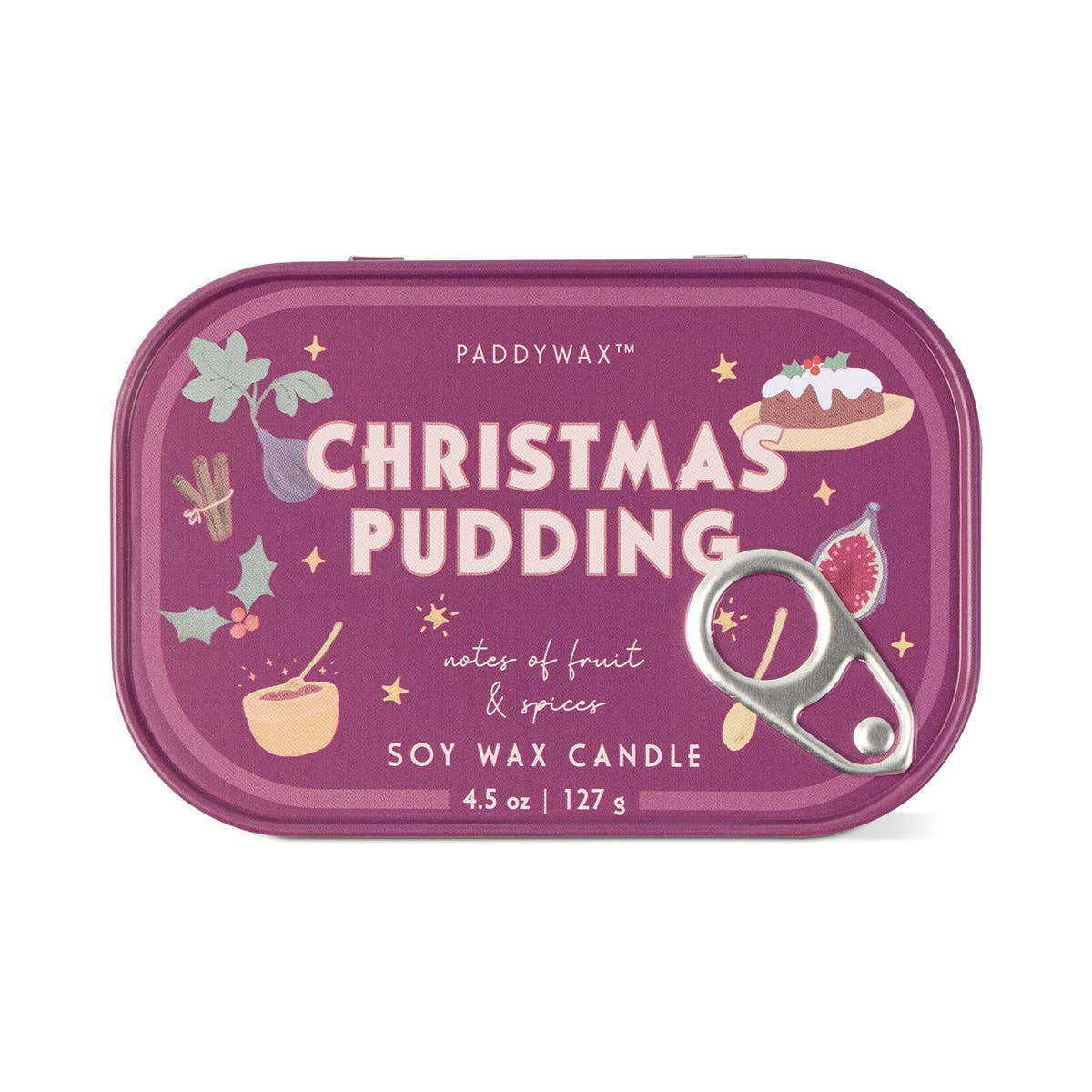 Designworks Collective - Paddywax Bistro Christmas Pudding Tin Candle