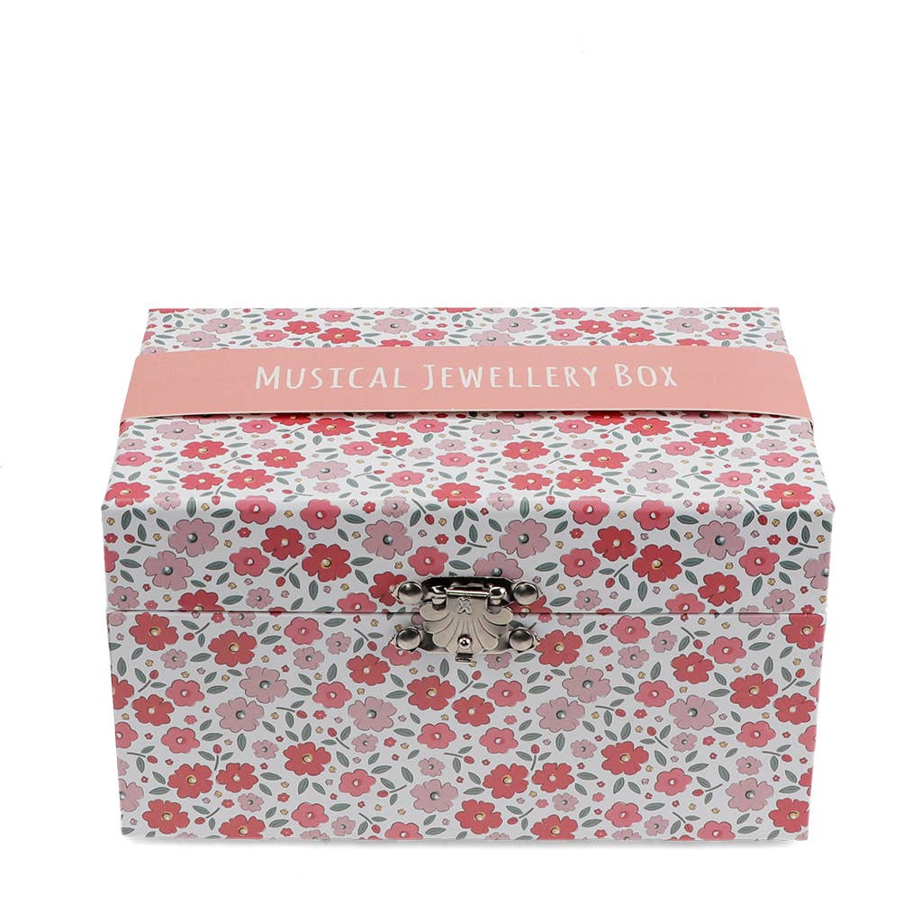 Musical jewellery box - Pink Tilde