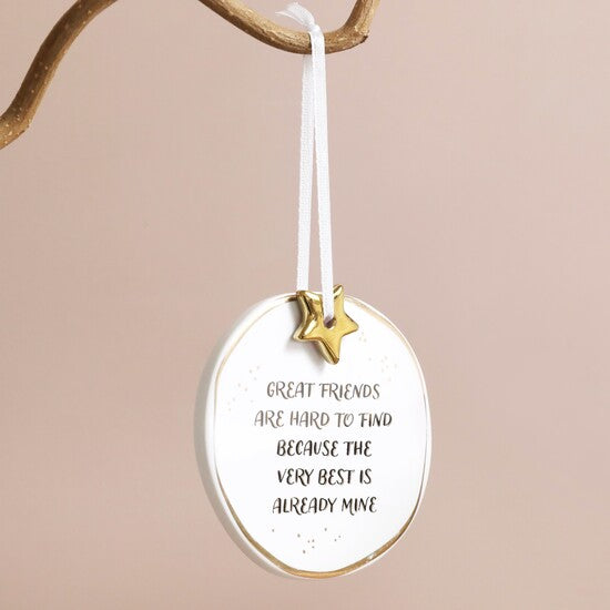 Lisa Angel Great Friends Gold Starry Hanging Decoration