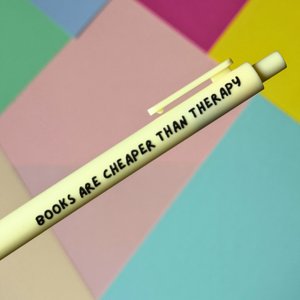 Quirky Doodles - Funny Quote Pens: Coral Pink
