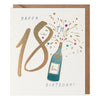 Bubbly 18th Birthday Card