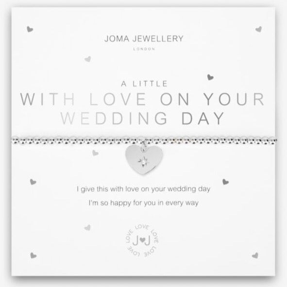 Joma Jewellery A Little 'With Love On Your Wedding Day' Bracelet
