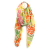 POM Yellow mix Recycled Flower Scarf