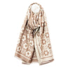 Daisy Reversible Retro Floral Scarf – Taupe