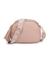 Pink Tassel Cross Body Bag
