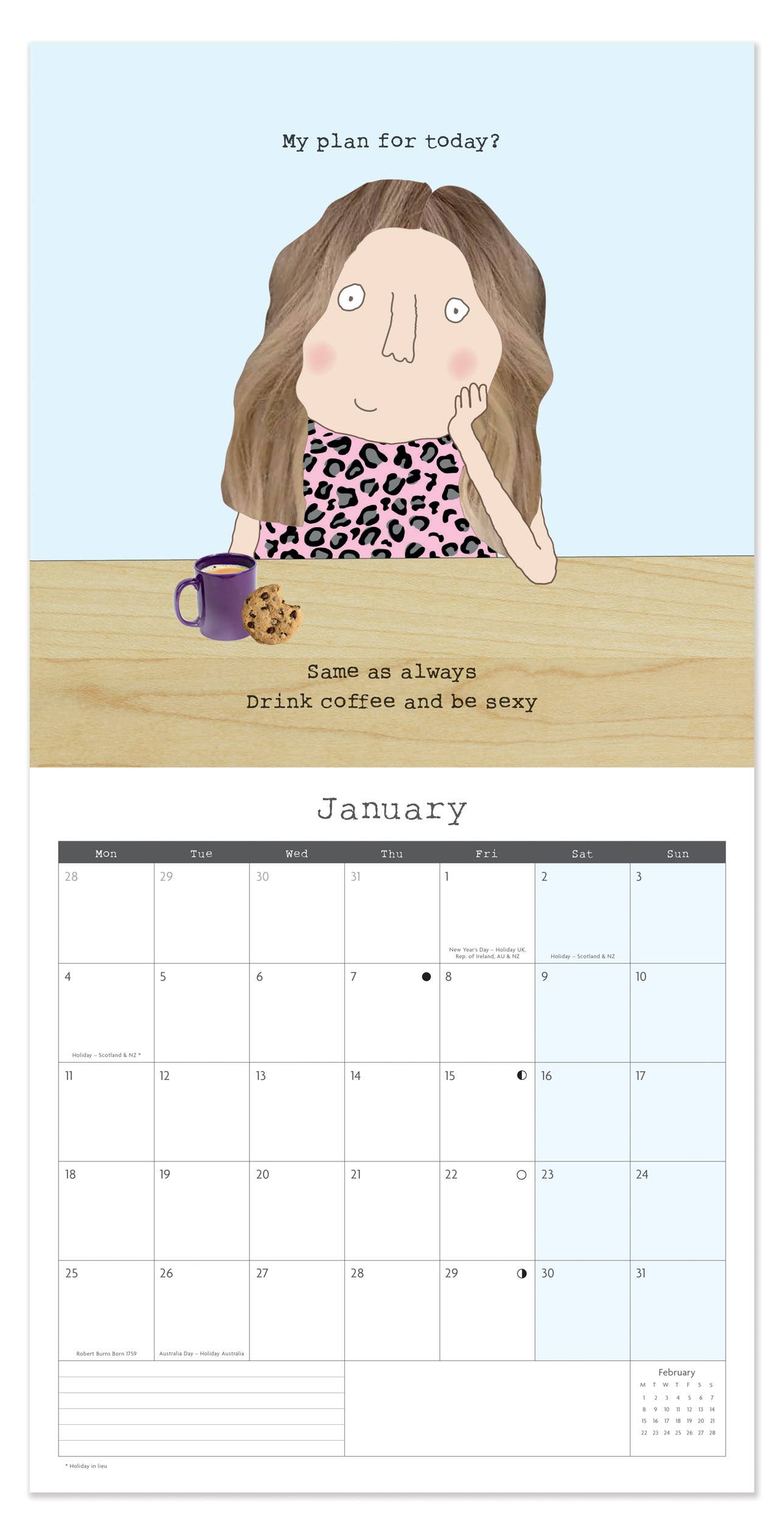 Rosie Made a Thing 2027 Square Calendar