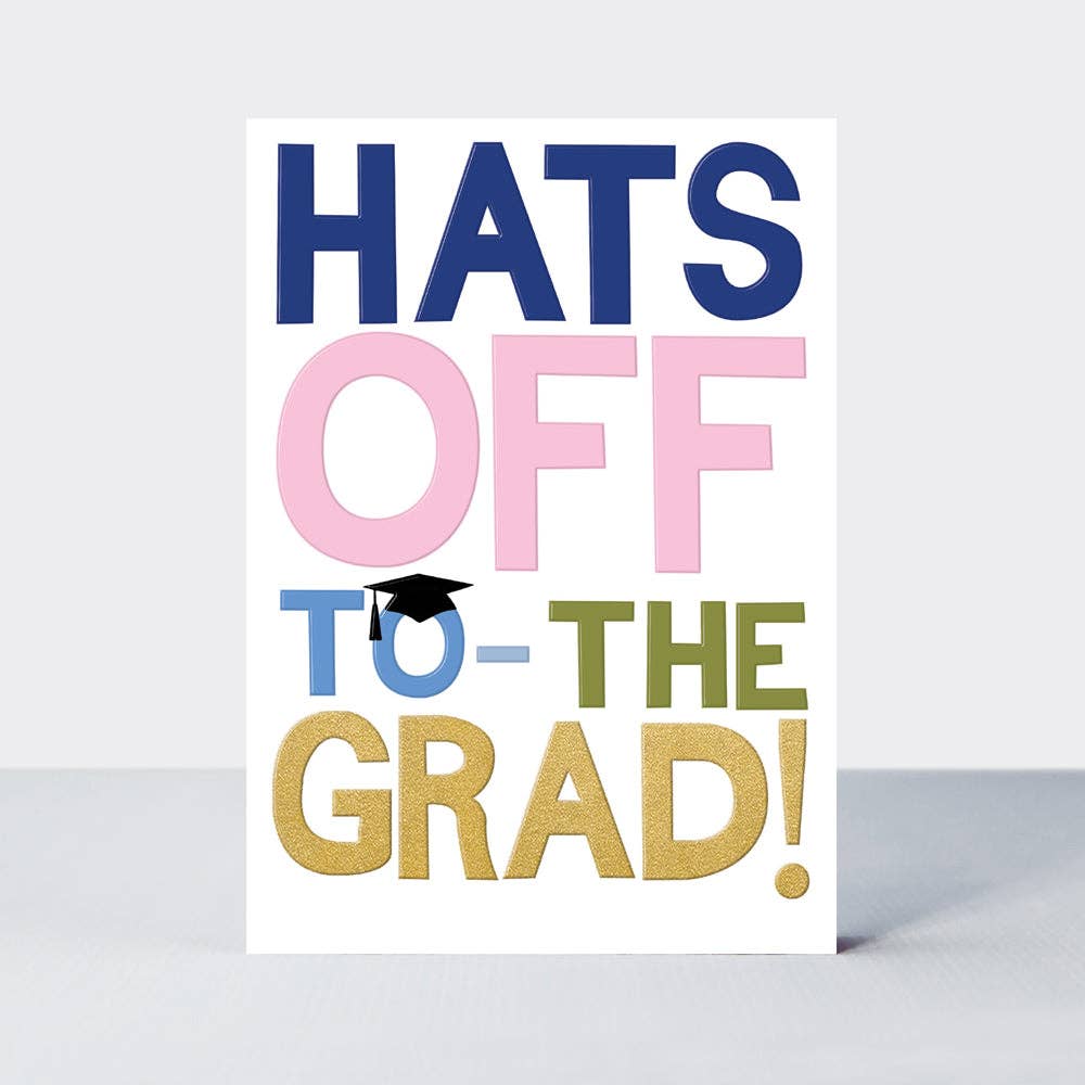 Rachel Ellen Designs Hats Off To The Grad Graduation Card