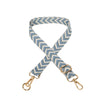 Chevron Mobile Phone Strap - Blue