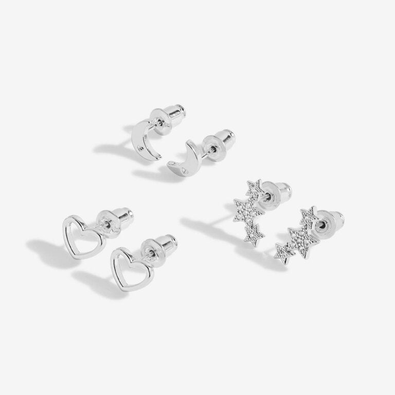 Joma Jewellery Celebration 'Love You To The Moon And Back' Earring Set