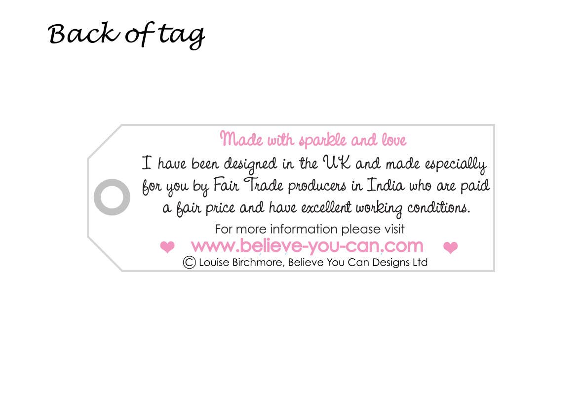 Believe You Can - 'You Are Awesome' Fair Trade Keepsake Fairy Ornament