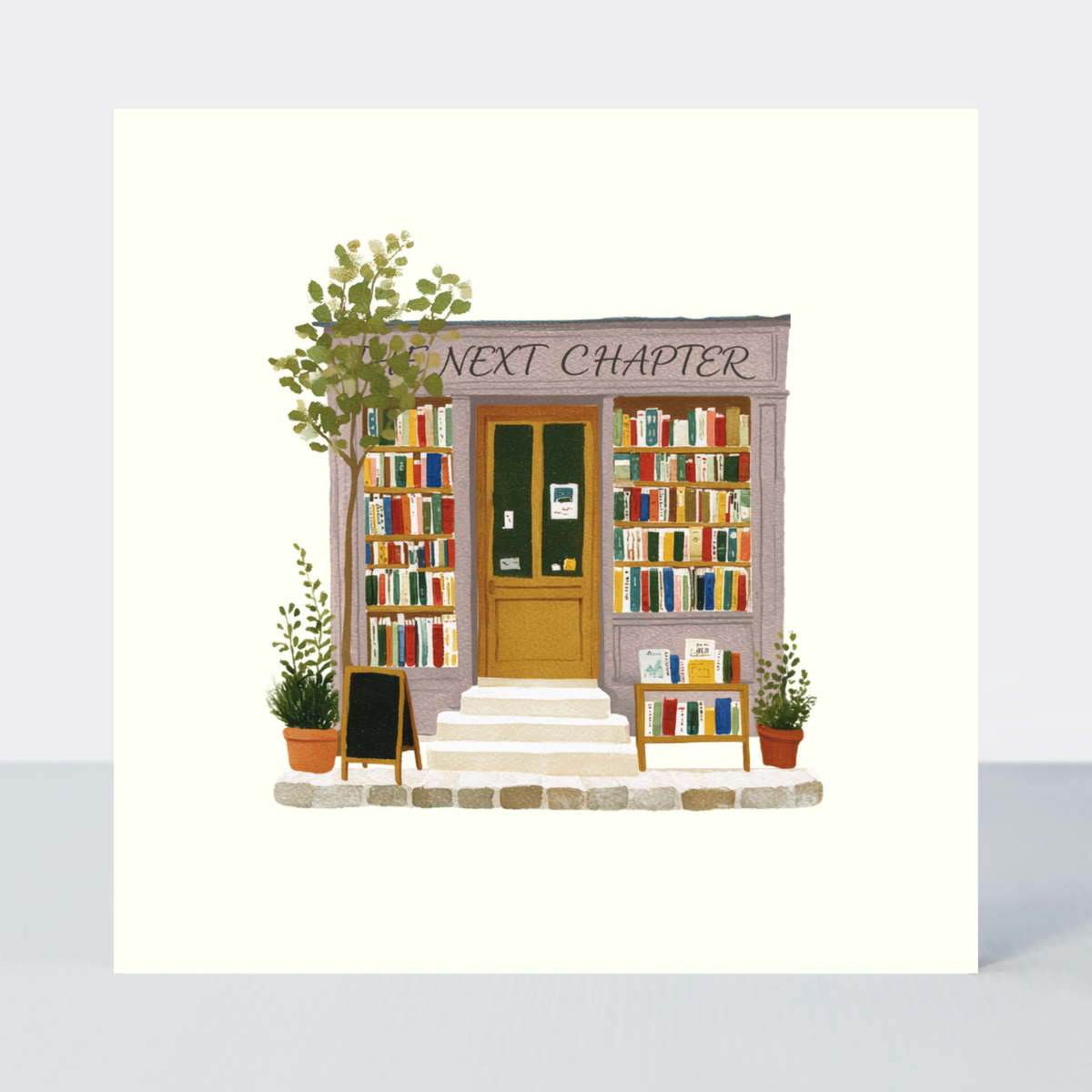 Petimo - Next Chapter Book Shop Up Your Street Blank Card
