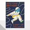 Honcho Happy Birthday Spaceman Card