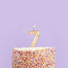 Hootyballoo - Gold Number '7' Candle