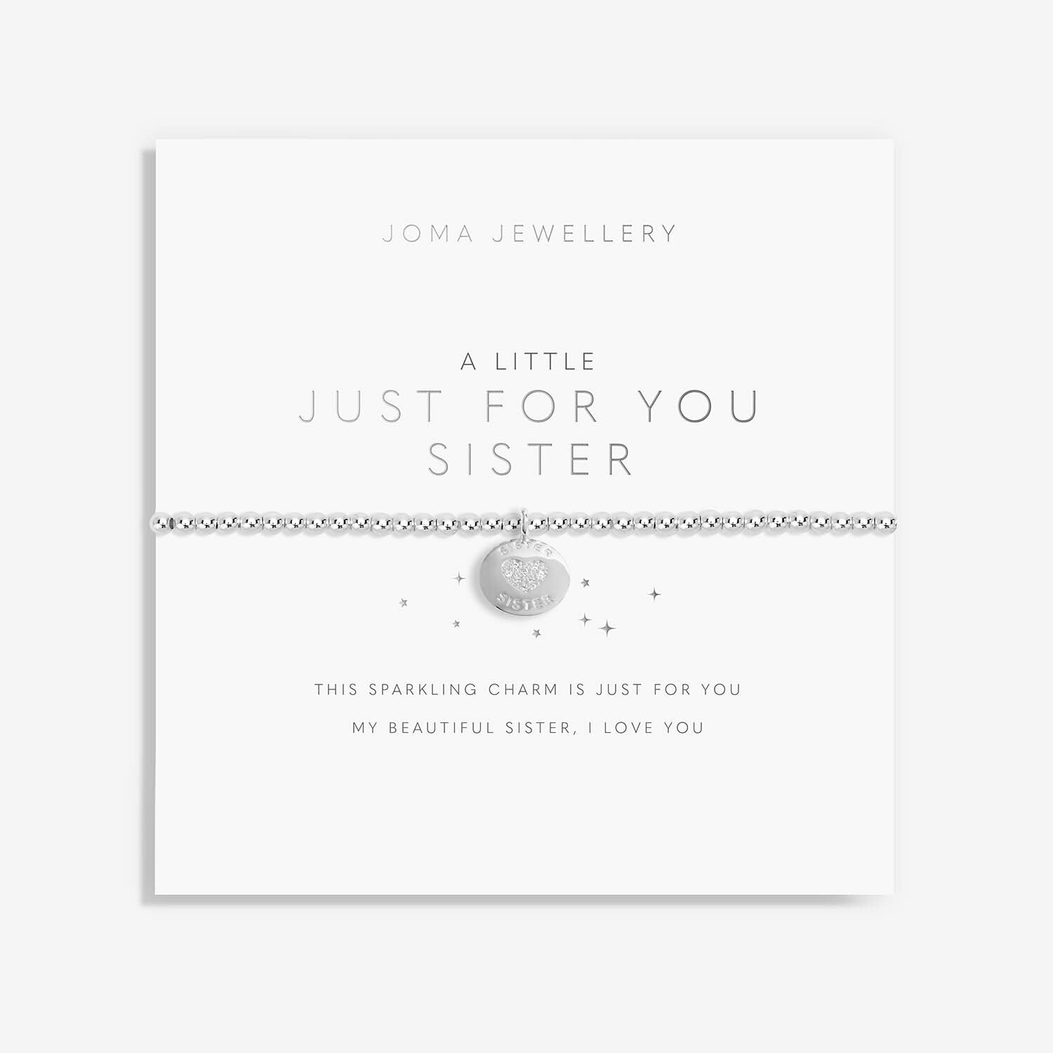 Joma Jewellery a little Just For You Sister Bracelet