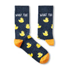 Urban Eccentric - Unisex What The Duck Socks