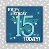 Molly Mae Ltd - Boy Aged 15 Birthday Card