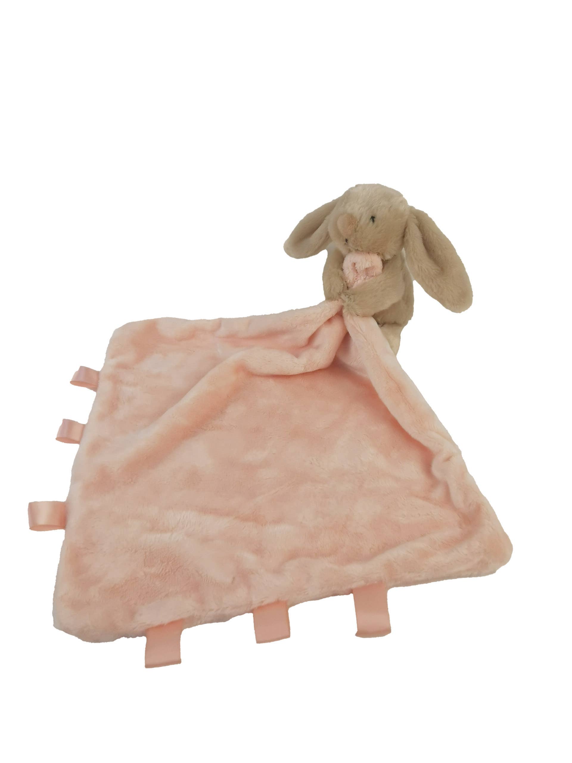 Ziggle Baby - Beige Bunny Plush Comforter Blanket