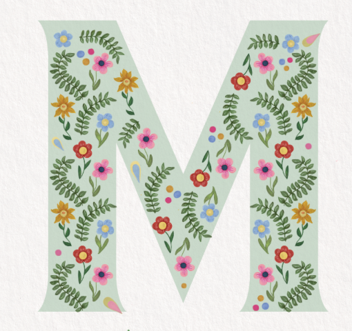 Petimo - Folklore Floral M Marvellous Magical Magnificent Mum Card - More Than Just a Gift | Narborough Hall