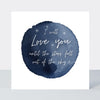 Love By The Moon Love You Until Card