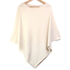Cream Recycled Blend Poncho