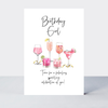 Petimo - Raise A Glass Fabulous Friend Birthday Card