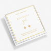 Joma Jewellery Beautifully Boxed a Little 'Birthday Girl' Gold Earrings
