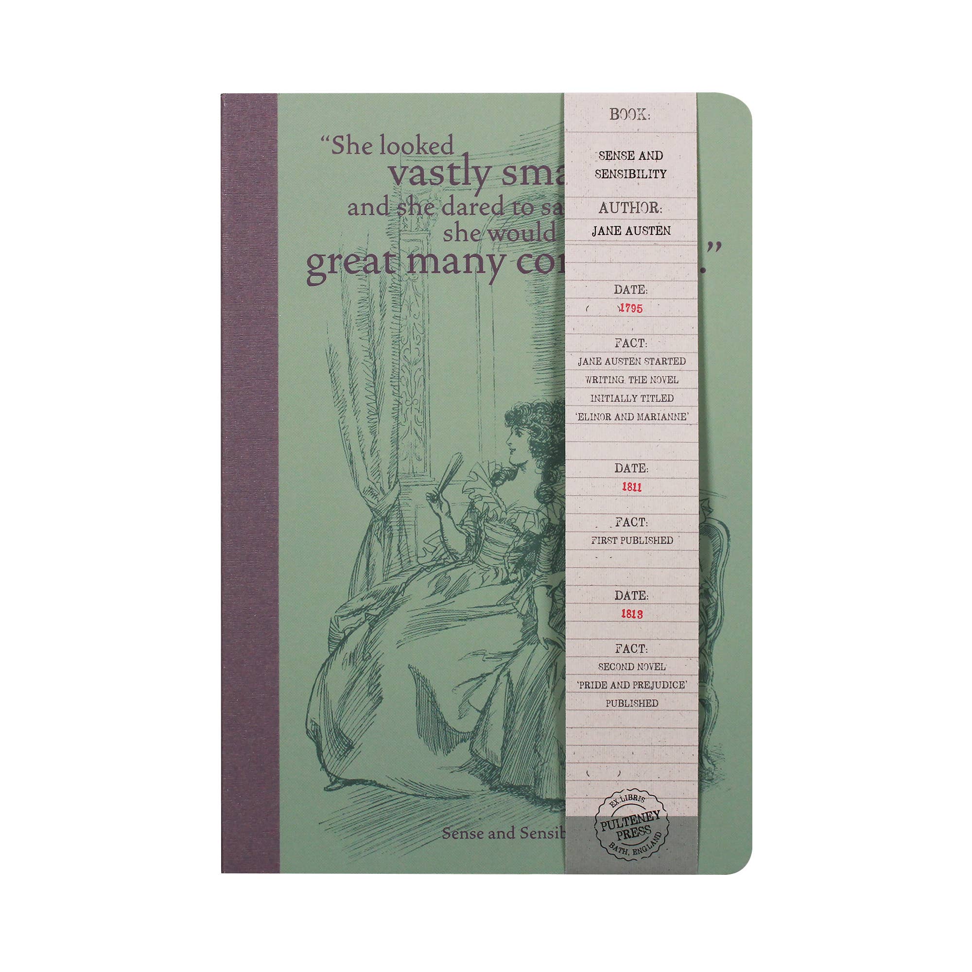Half Moon Bay - A5 Notebook (Softcover) - Pulteney Press (Jane Austen)
