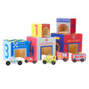 Orange Tree Toys - Emergency Services Wooden Stacking Cubes