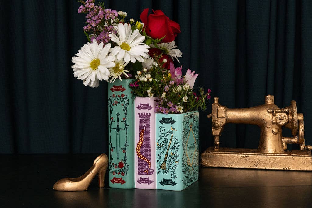 Steel Mill & Co UK - Triple Book Vase, Grimm's Fairy Tales