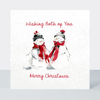 Petimo - Both of You Snowmen Sketchbook Christmas Card