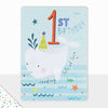 Laura Darrington 1st Birthday Whale Card