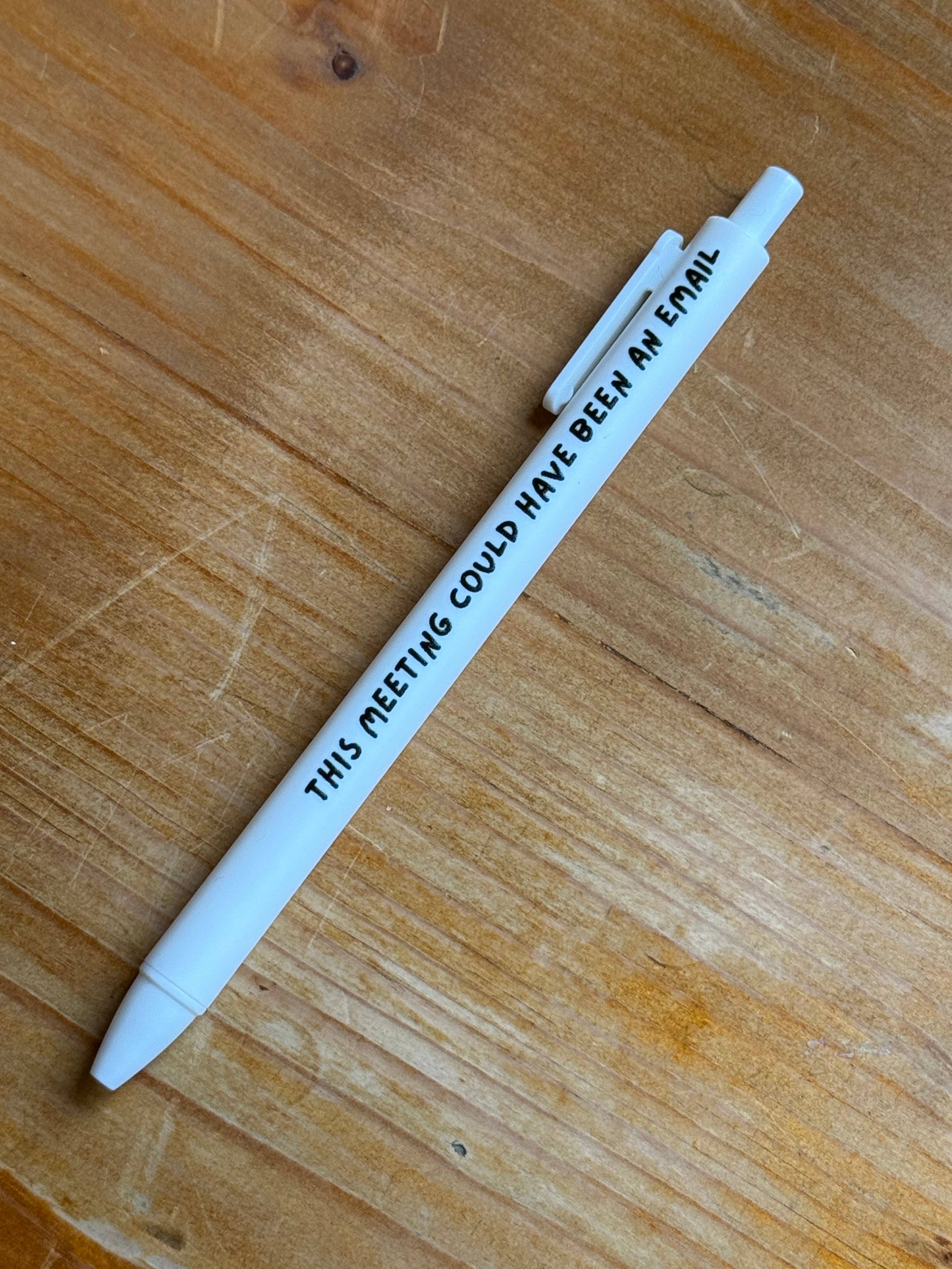Quirky Doodles - Funny Quote Pens: Lime Green