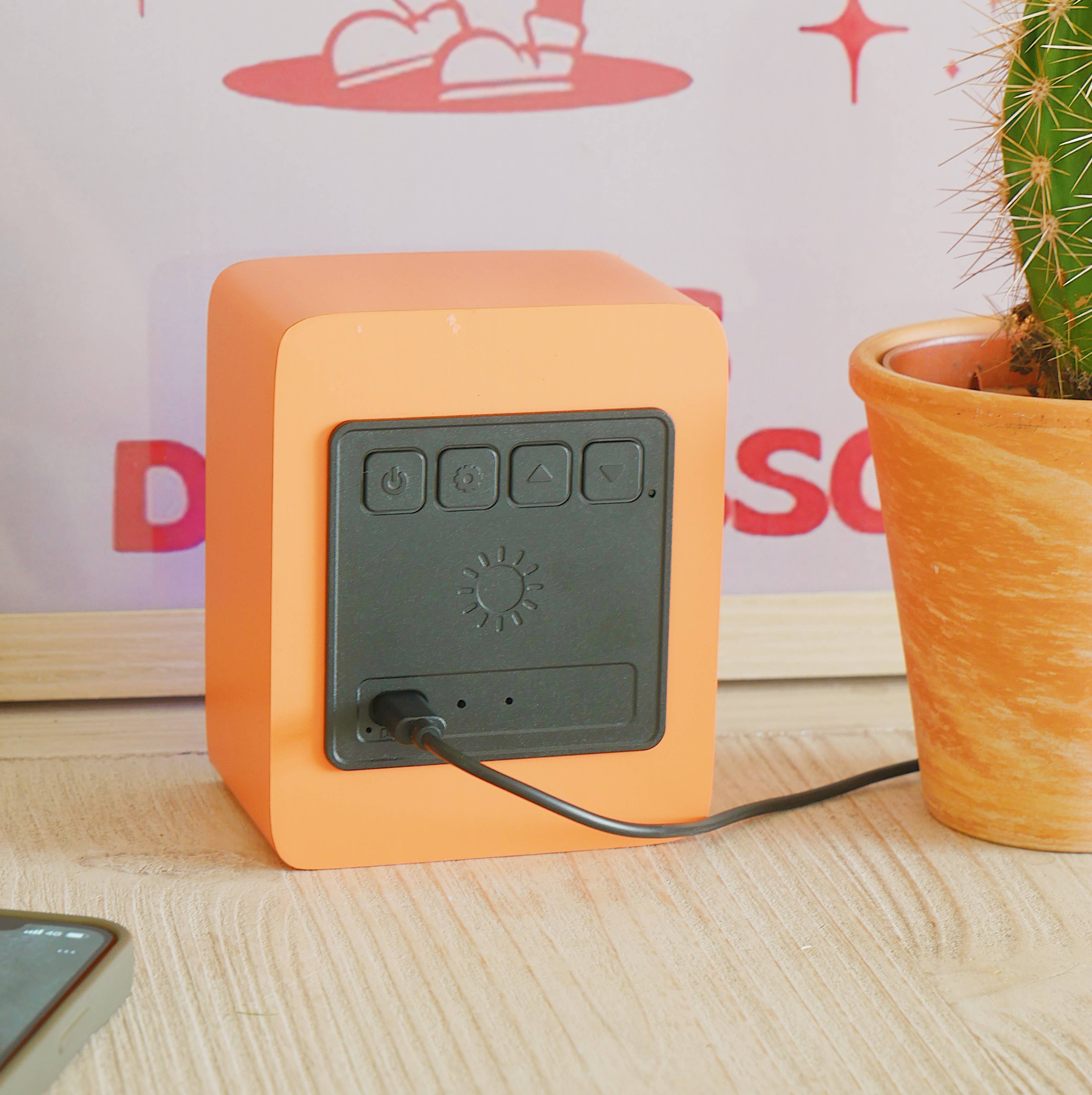Steepletone Rise Play - Bluetooth Speaker & Alarm Clock: Purple/Orange