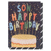 Louise Tiler - Happy Birthday Candles  Son Birthday Card