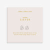 Joma- Forever Yours 'Super Sister' Earrings In Silver Plating