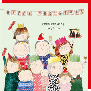Rosie Made A Thing Our Gang Christmas Card